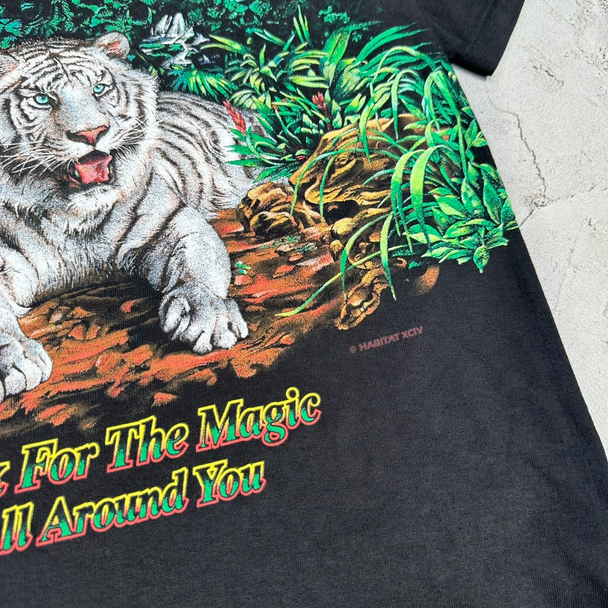 Vintage Deadstock Siegfried & Roy Magic Around You Tiger T Shirt - L