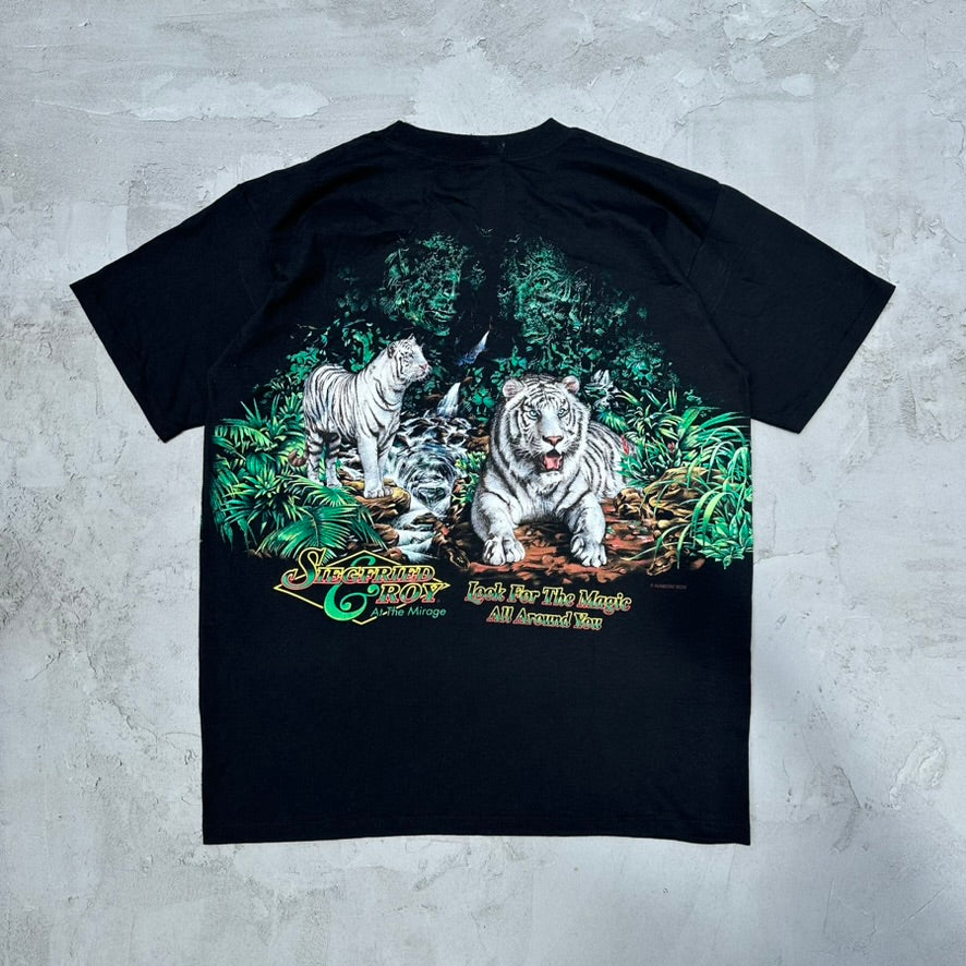 Vintage Deadstock Siegfried & Roy Magic Around You Tiger T Shirt - L