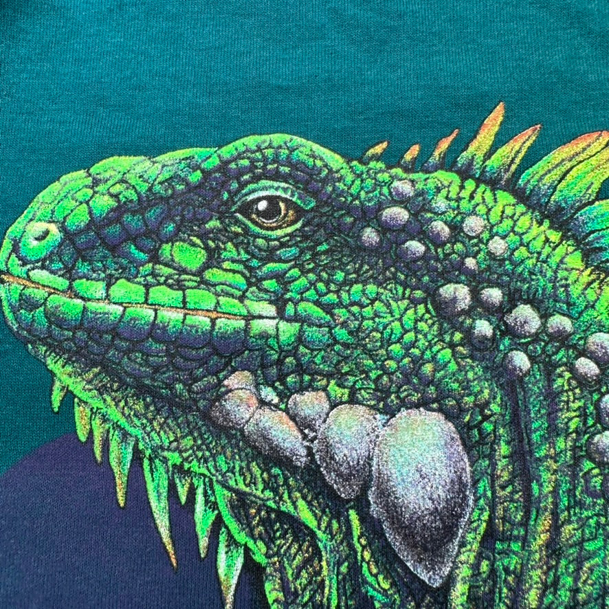 Vintage Deadstock NWT Iguana AOP T Shirt - L