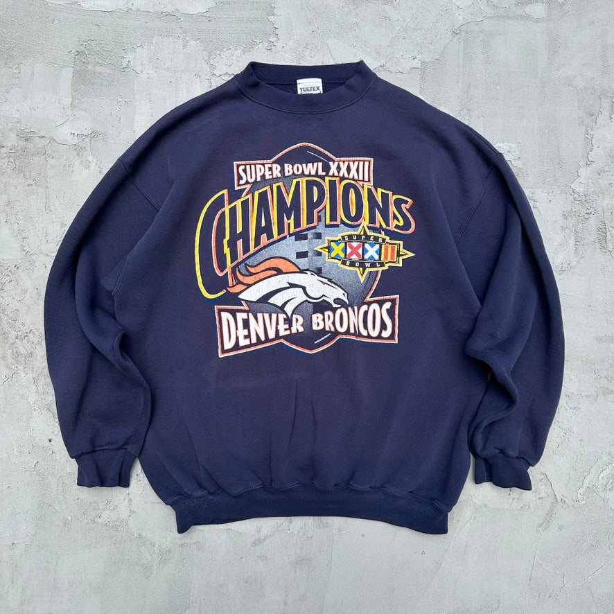 Vintage NFL Denver Broncos Super Bowl Champs Sweatshirt - XL