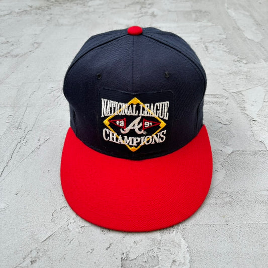 Vintage MLB Atlanta Braves National League Champions 1991 Hat