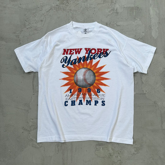 Vintage MLB New York Yankees 1996 Eastern Division Champs T Shirt - XL