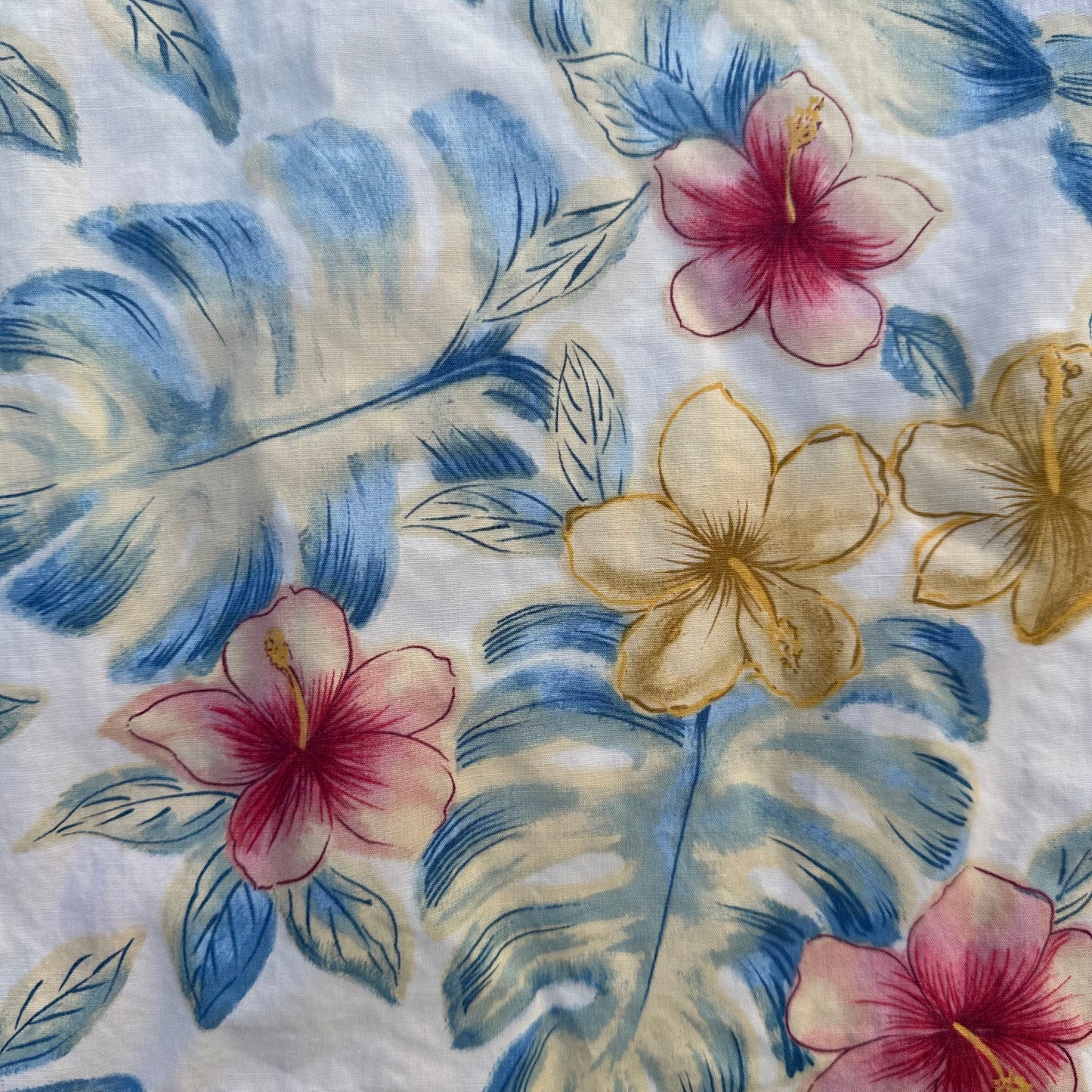 Vintage Reyn Spooner Floral Hawaiian Button Down Short Sleeve Shirt - L