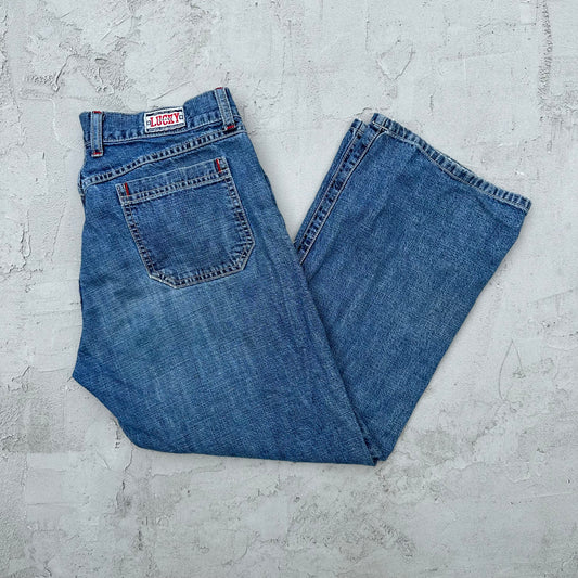 Vintage Lucky Brand Dungarees Rudder Crop Women’s Jeans Size 8/29
