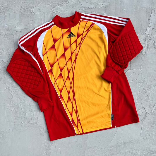 Vintage Adidas Long Sleeve Soccer Jersey - L