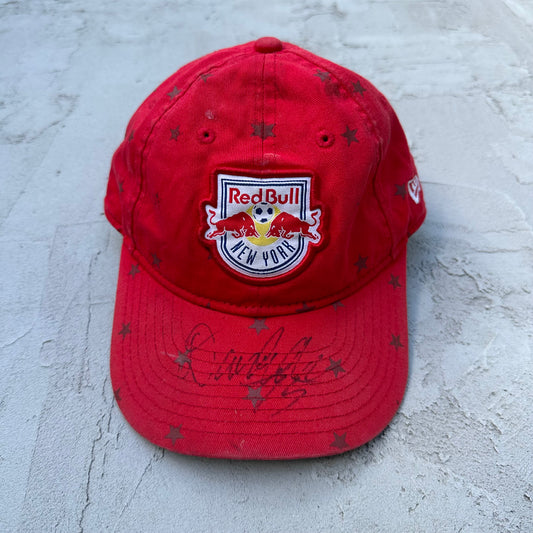 New Era Red Bull New York MLS Soccer Stars Daniel Edelman Signed Youth Hat