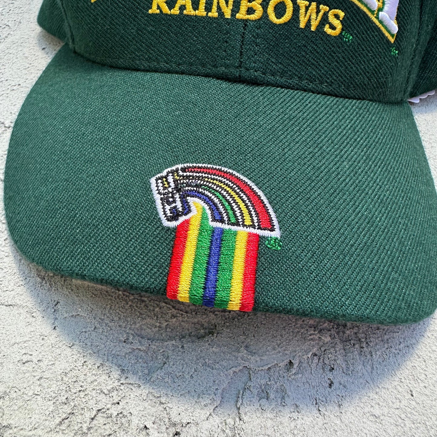 Vintage University of Hawaii Rainbows Wool Hat