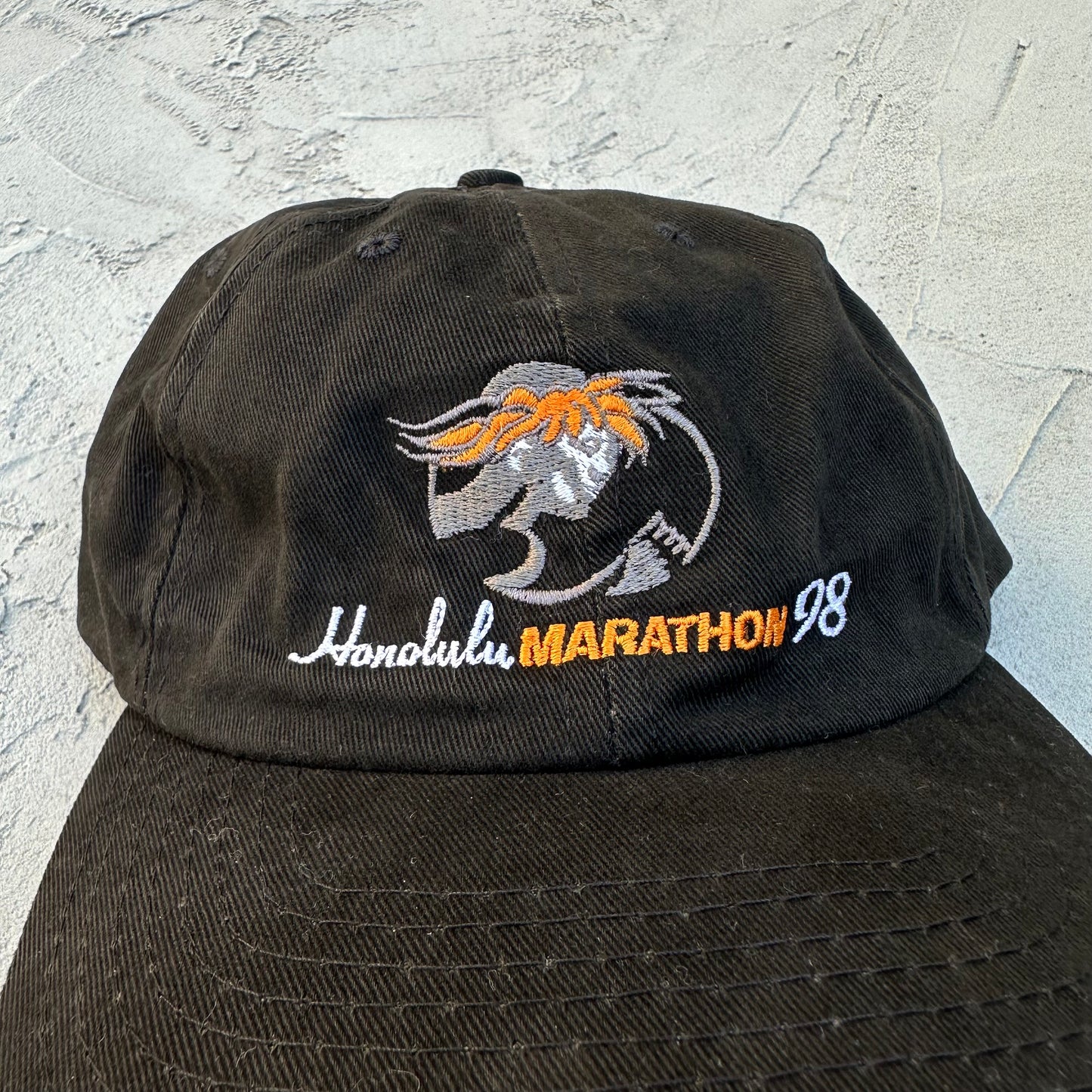 Vintage Nike Honolulu Marathon Hawaii 1998 Hat