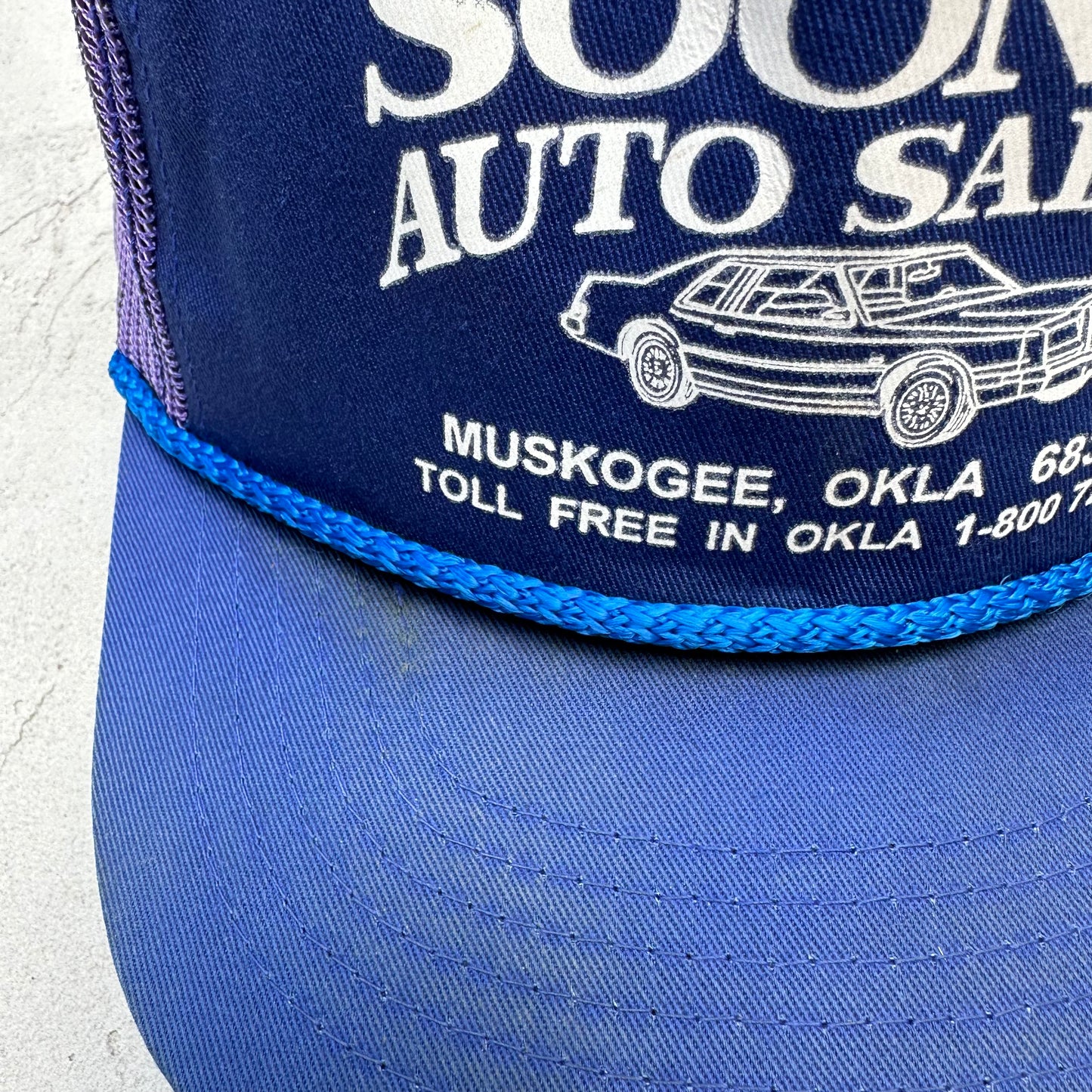 Vintage Sooner Auto Salvage Oklahoma Mesh Hat