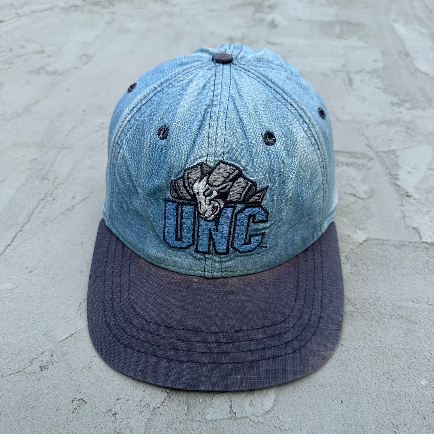 Vintage UNC University of North Carolina Tar Heels Denim Hat