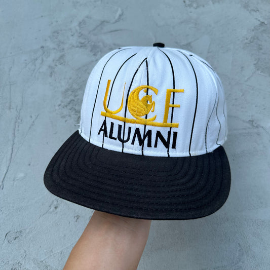 Vintage 90s UCF University of Central Florida Knights Alumni Pinstriped Hat