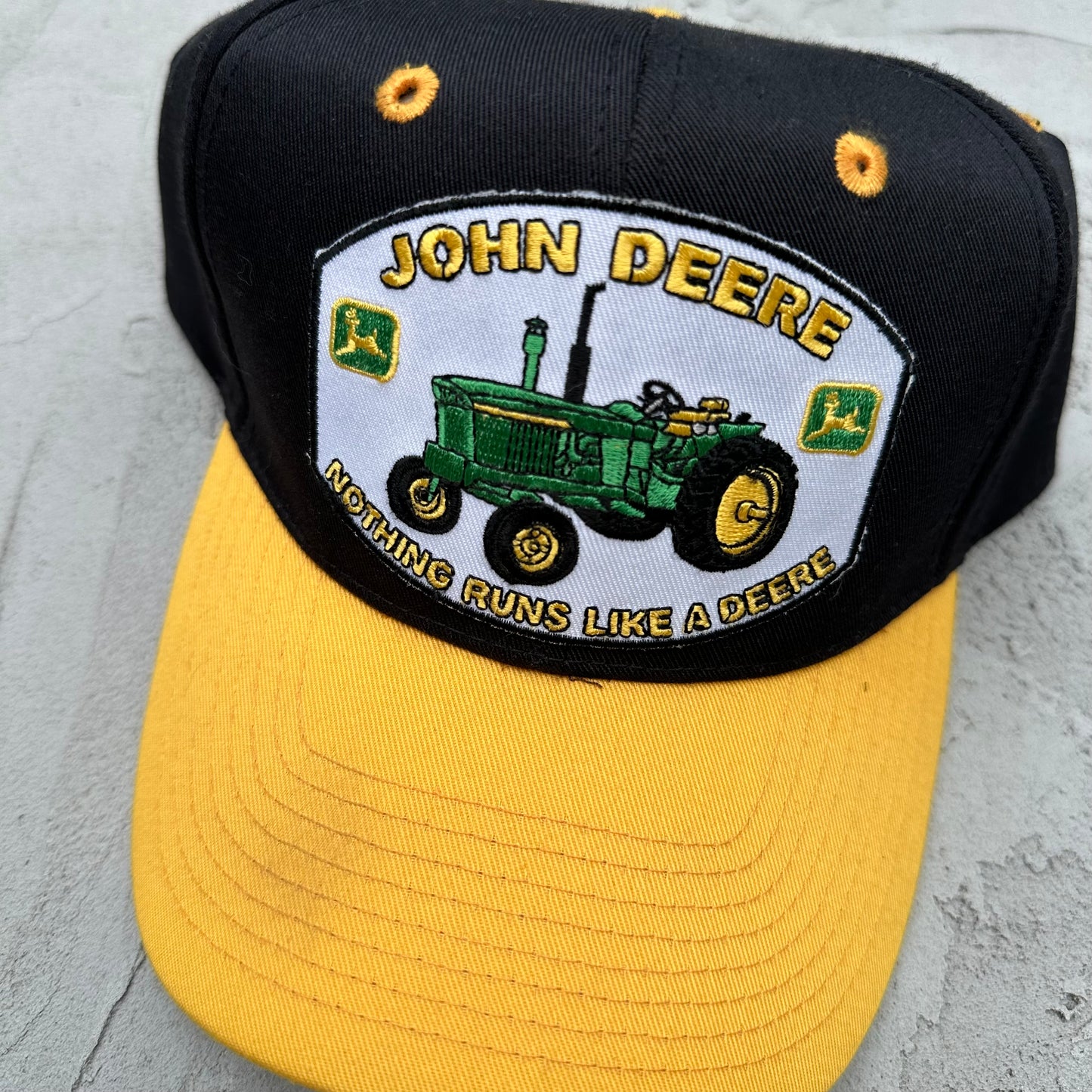 Vintage Nothing Runs Like A Deere John Deere Tractor Hat