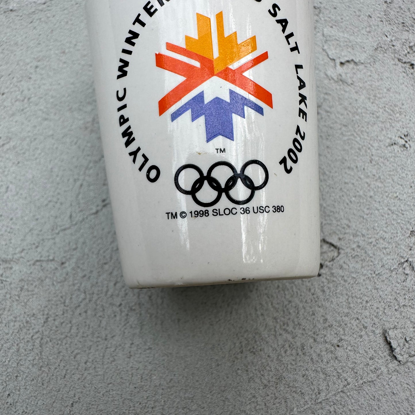 Vintage Olympics Salt Lake City 2002 Ceramic Shot Glass
