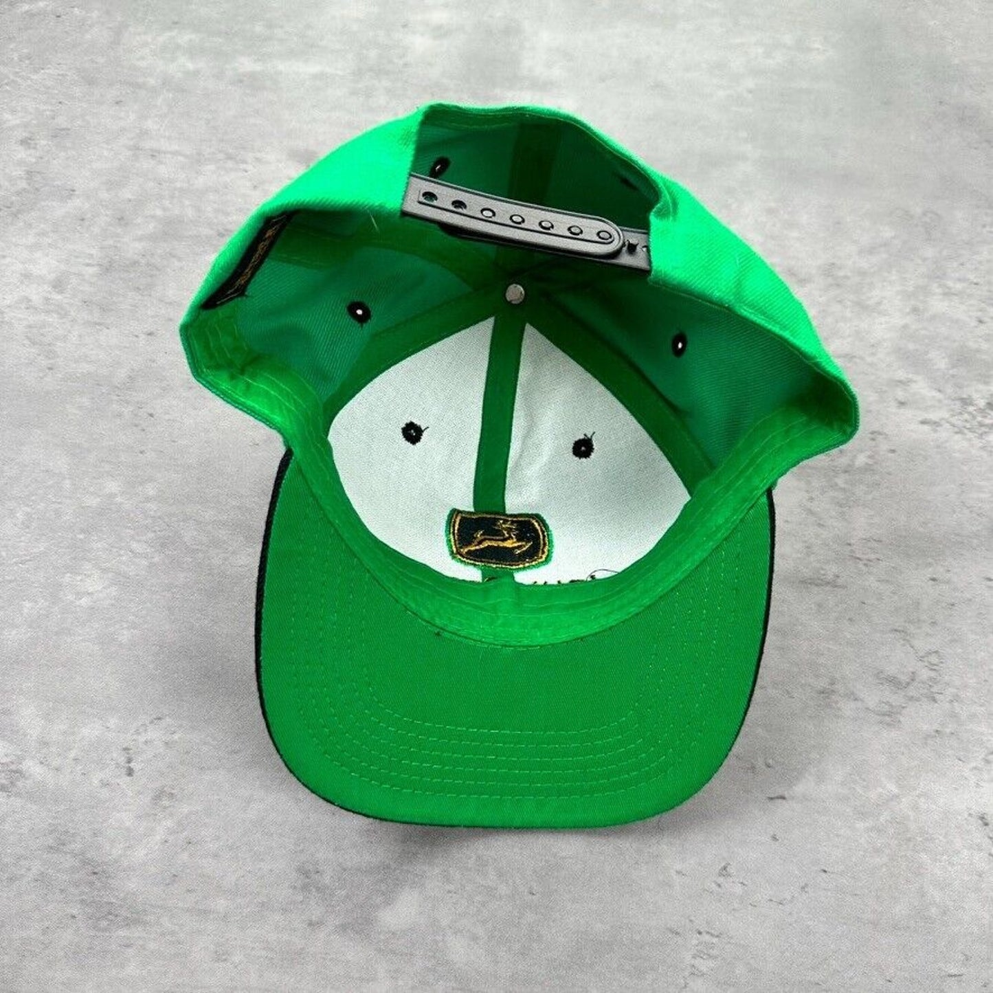 John Deere Green Black Logo Hat