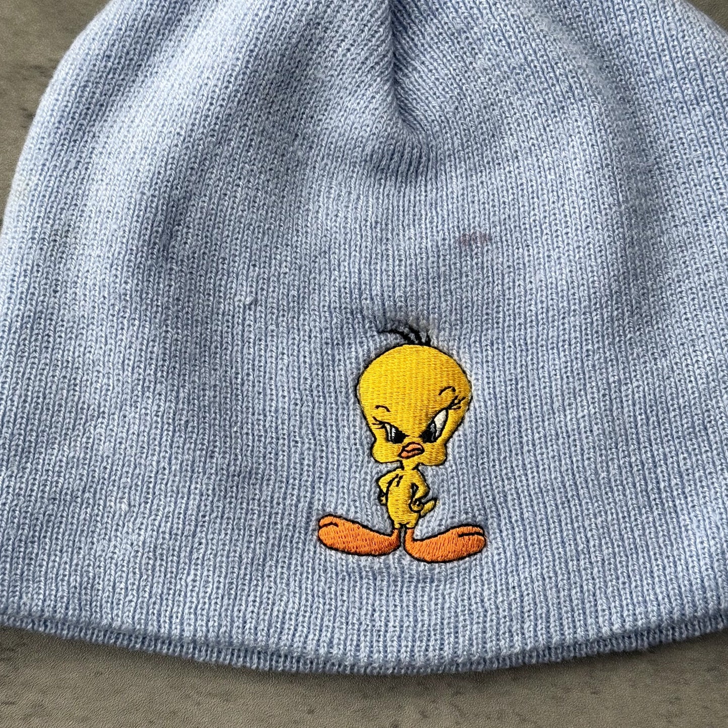 Vintage Looney Tunes Tweety Bird Beanie 1999