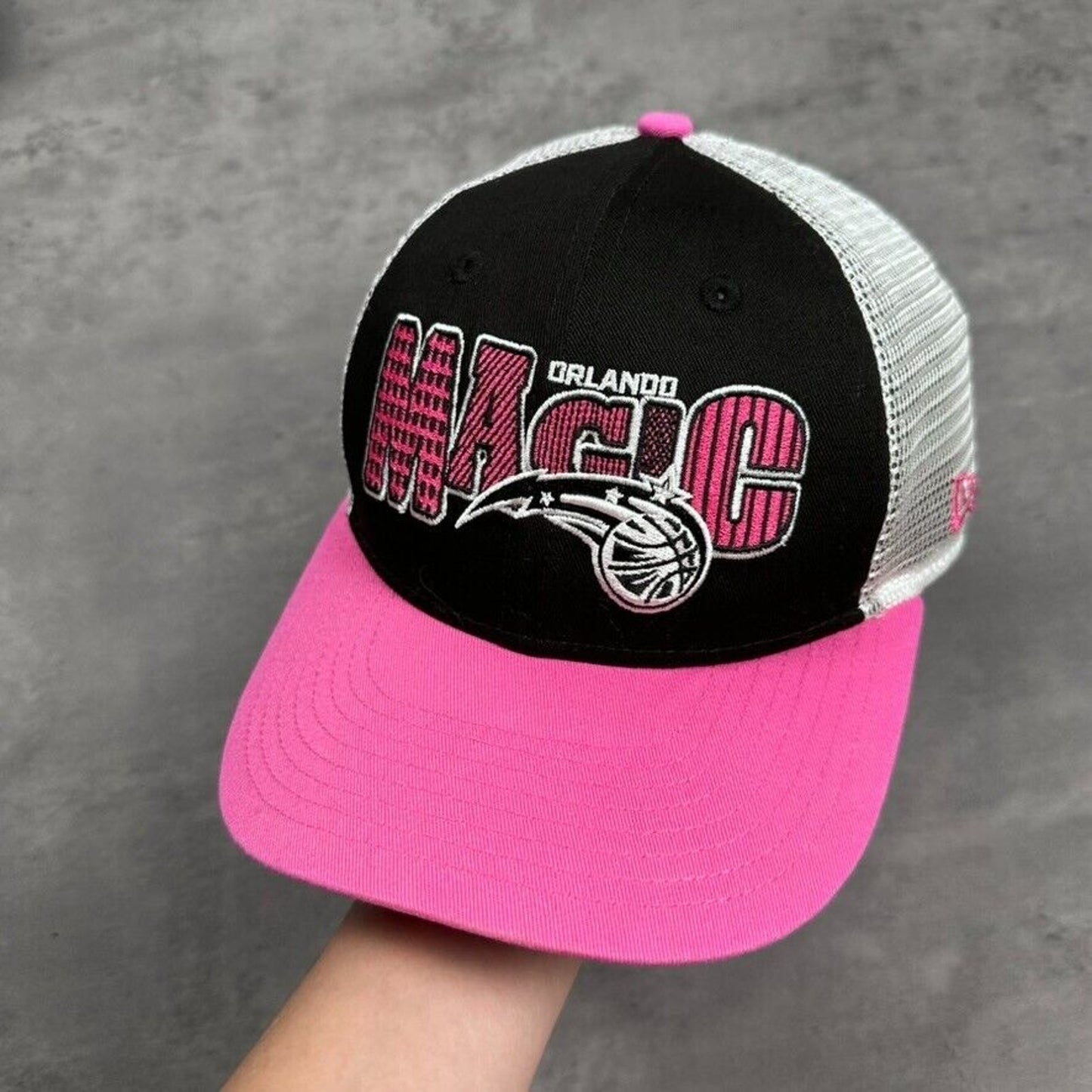 New Era Orlando Magic NBA Women's YOUTH Pink Hat