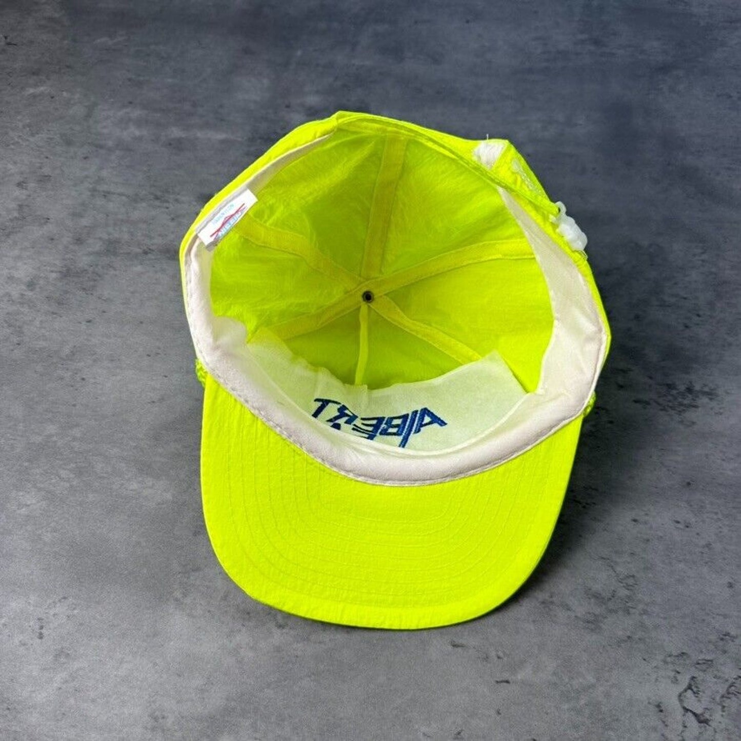 Vintage Albert Lea Minnesota Hockey Invitational Neon Roper Hat