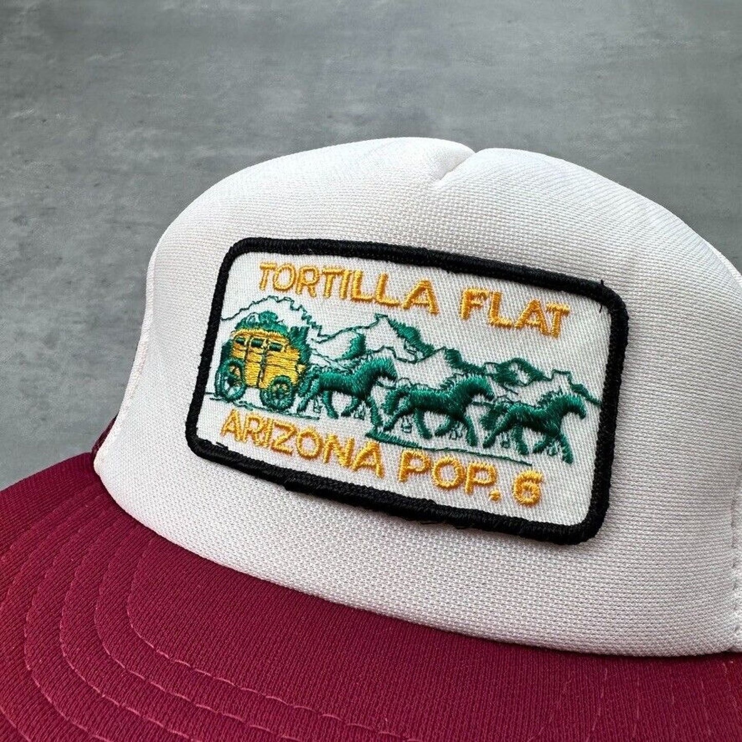 Vintage Tortilla Flat Arizona Patch Hat