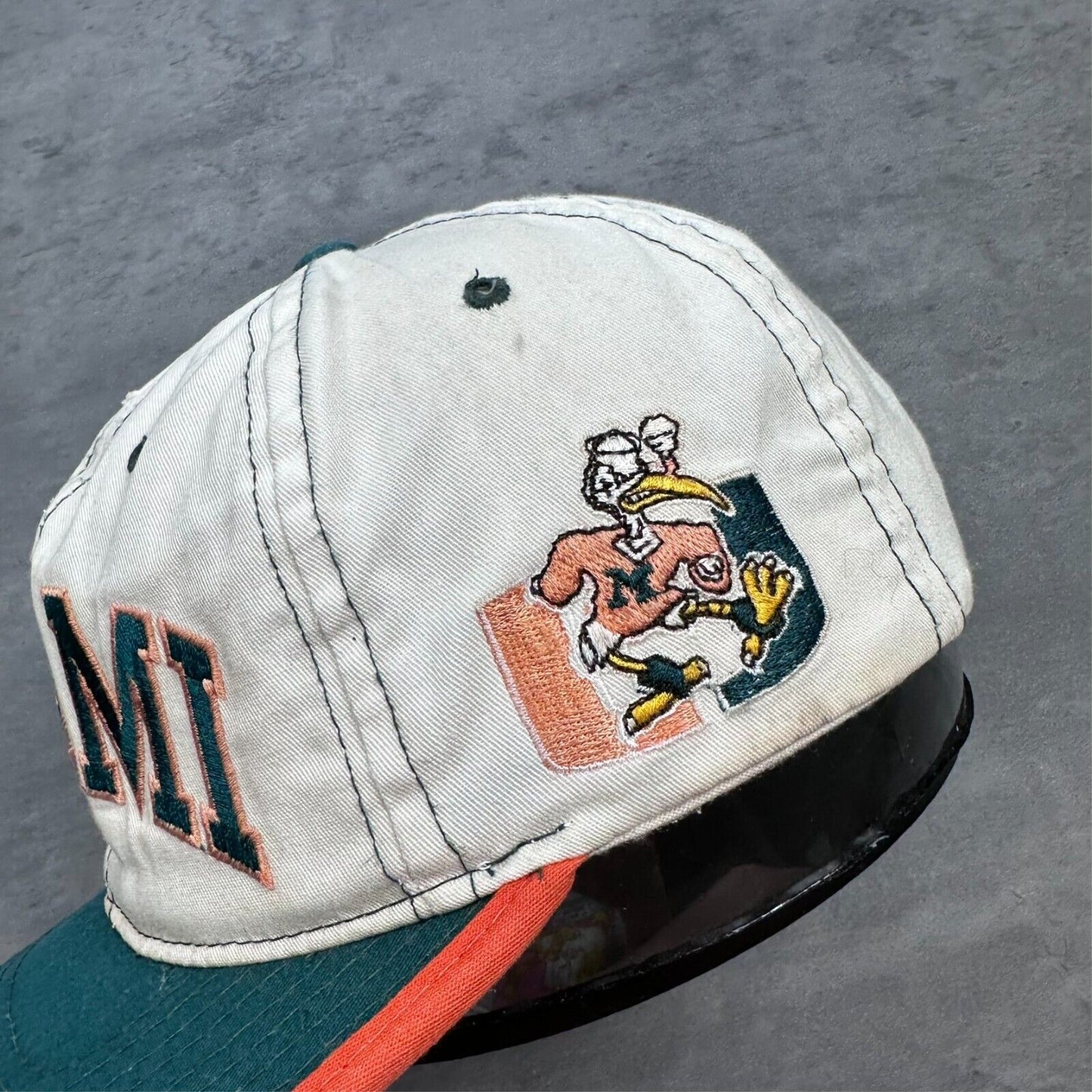 Vintage Starter University of Miami Hurricanes Distressed Hat