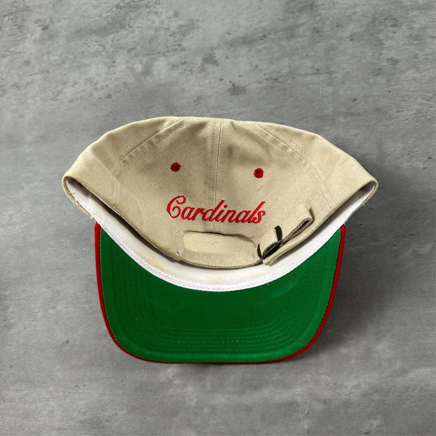 Vintage St. Louis Cardinals MLB Khaki Script Hat