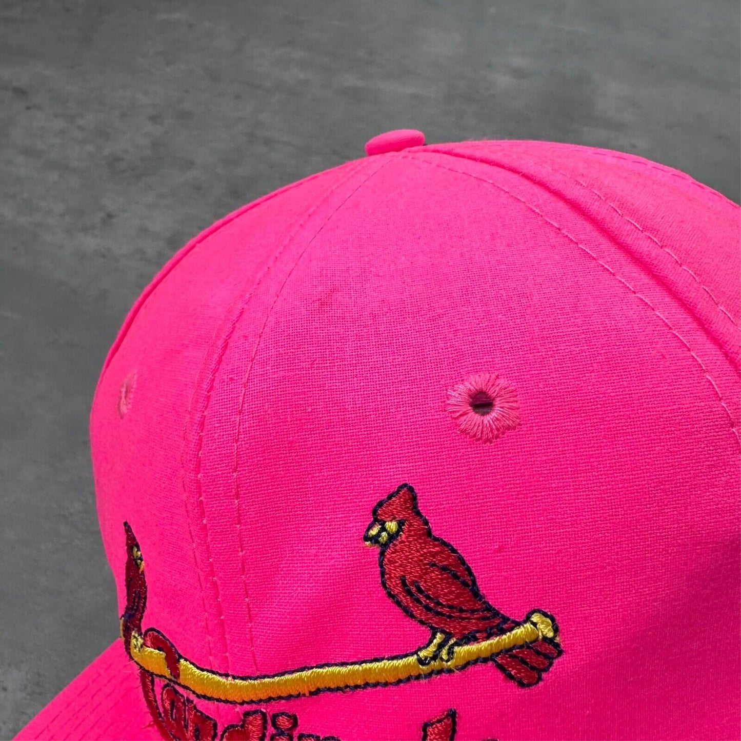 Vintage St. Louis Cardinals MLB Baseball Twins Hot Pink Hat