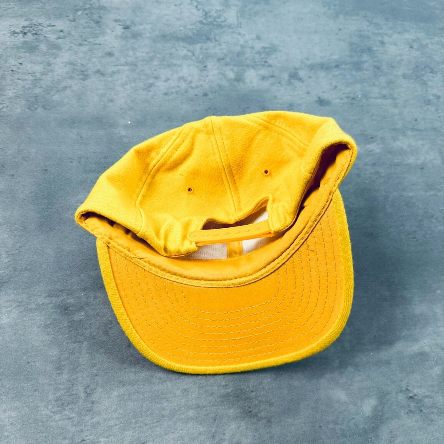 Vintage Hobie Pier Pressure Rainbow Yellow Hat