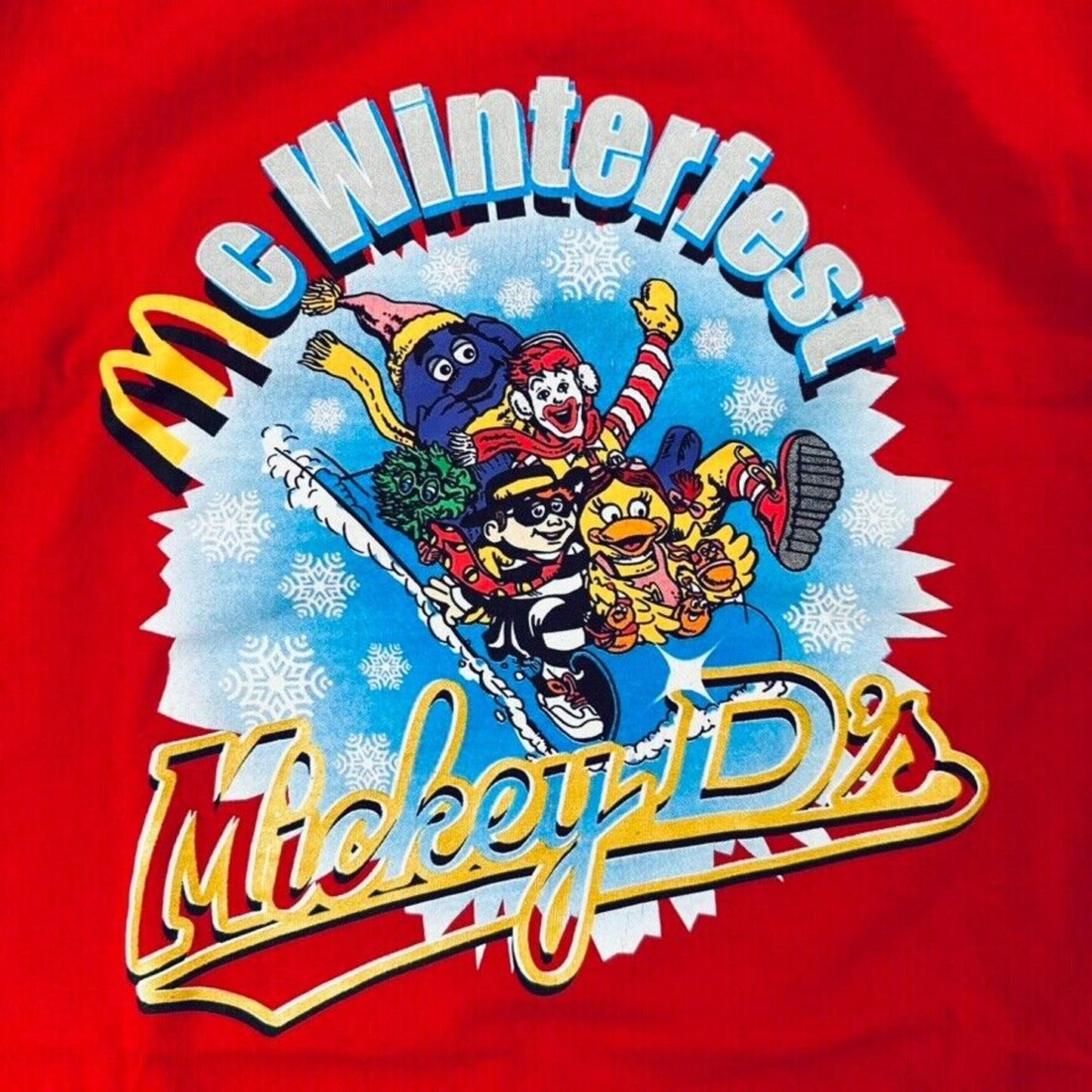 Vintage McDonald's Mc Winterfest T Shirt - M