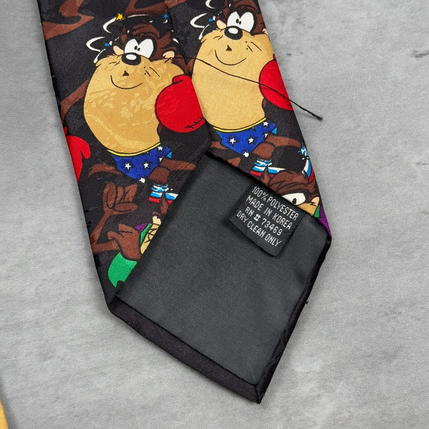 Vintage Looney Tunes Taz Tasmanian Devil Personalities Tie