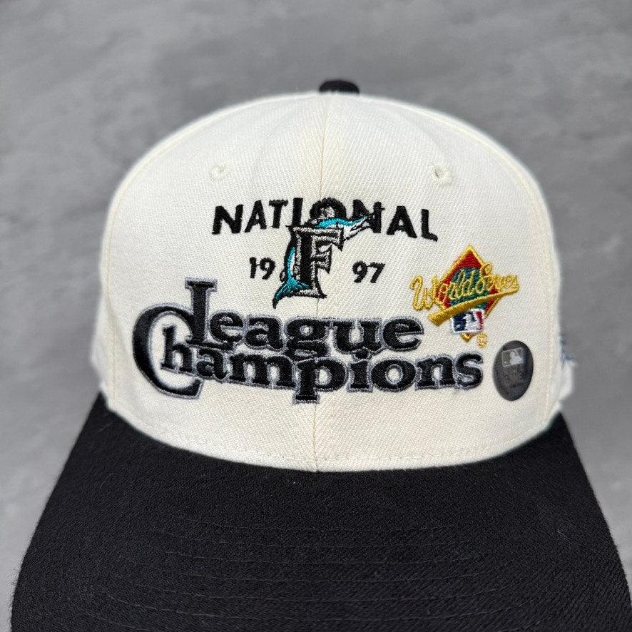 Vintage New Era MLB Florida Marlins Champions World Series 1997 Clubhouse Hat