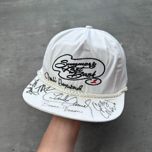 Vintage Charlie Daniel's Band Autographed Signed Summers Last Bash Festival Hat