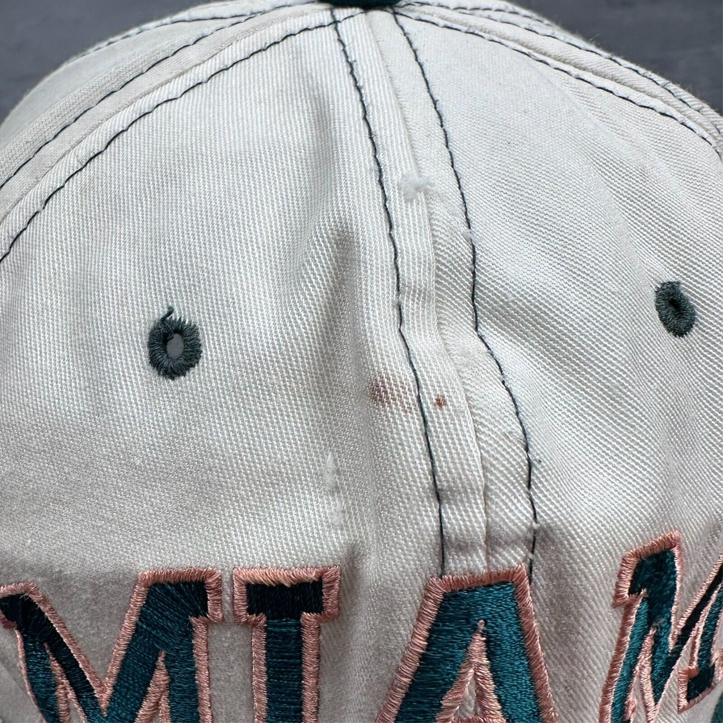 Vintage Starter University of Miami Hurricanes Distressed Hat