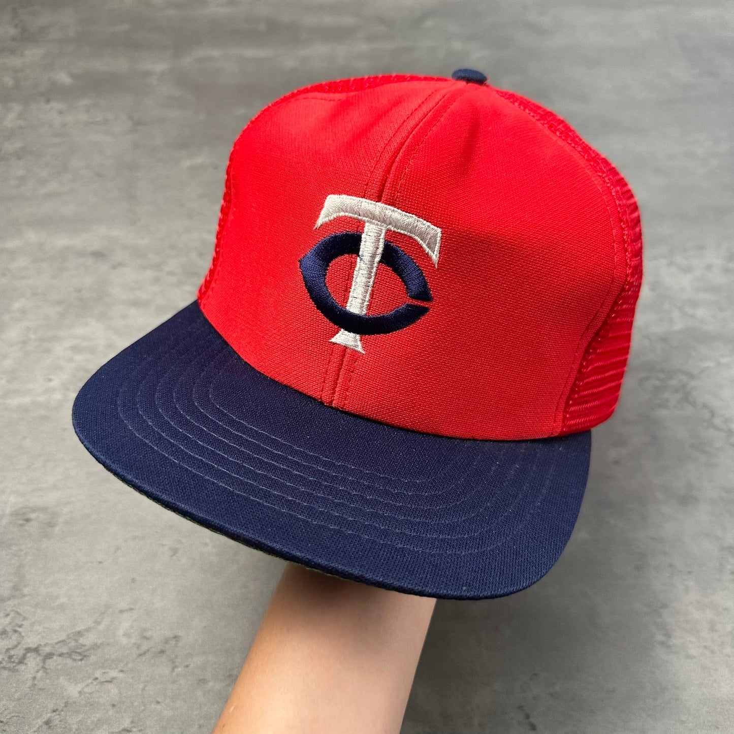 Vintage MLB Minnesota Twins Annco Snapback Hat