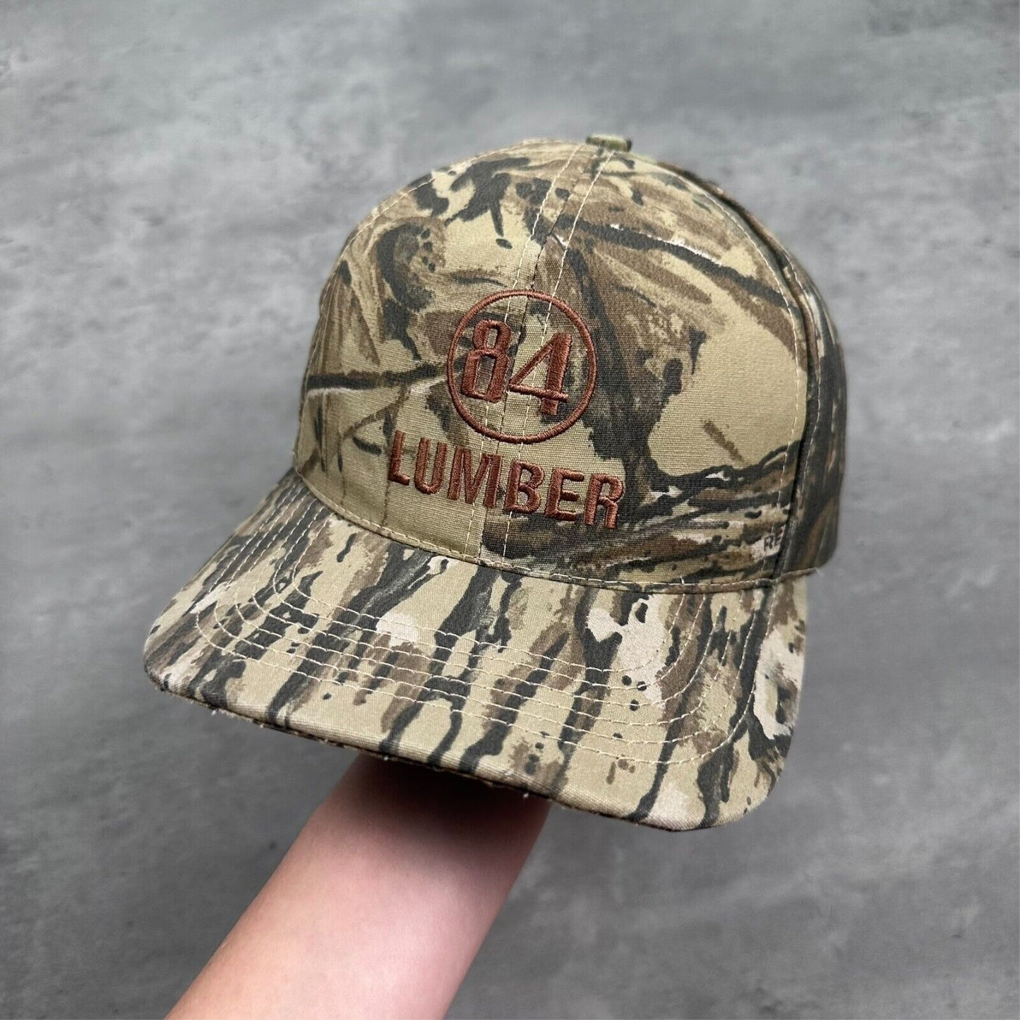 Vintage 84 Lumber Camo Graffiti Hat