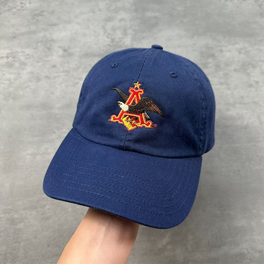 Anheuser-Busch Budweiser Beer St. Louis Missouri Brewery Navy Hat