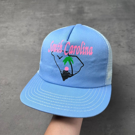 Vintage South Carolina 80s Blue Hat