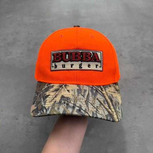 Bubba Burger Orange Camo Hat